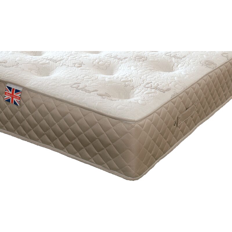 3ft Luxury Orthopaedic Lambswool Pocket Sprung Mattress