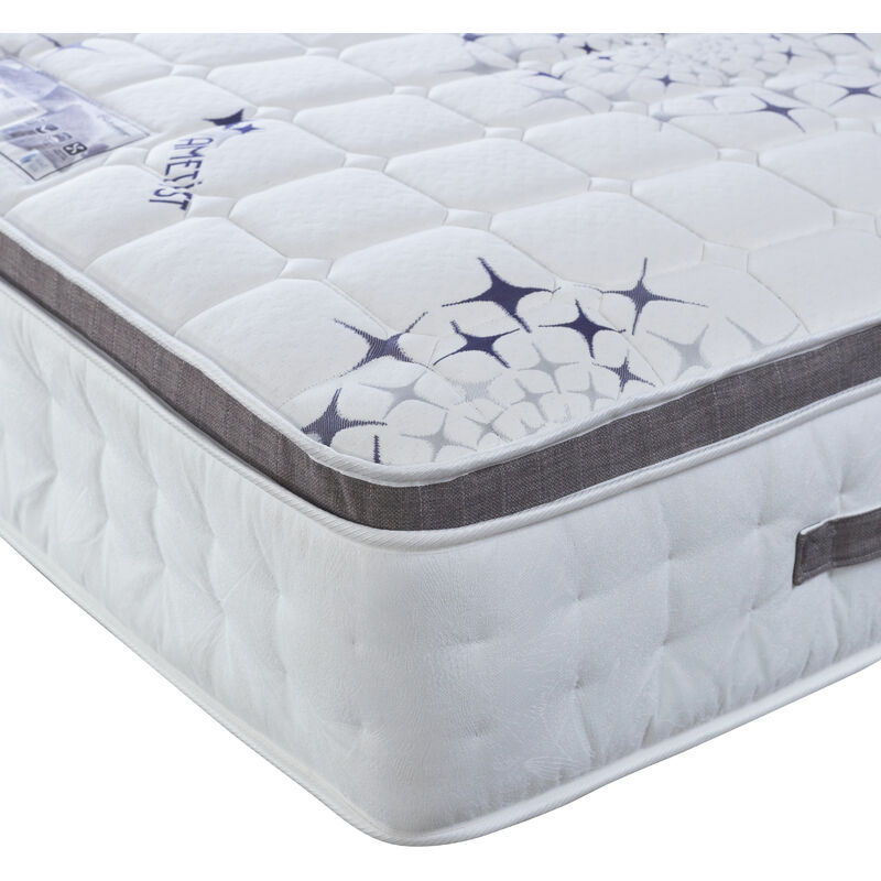 Bedmaster - Ametist Crystal 2500 Pocket Sprung Pillow Top Mattress Small Double
