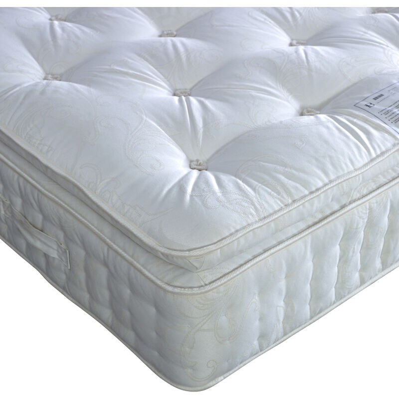 Bedmaster - Signature Pillow Top 2000 Pocket Sprung Natural Mattress Single