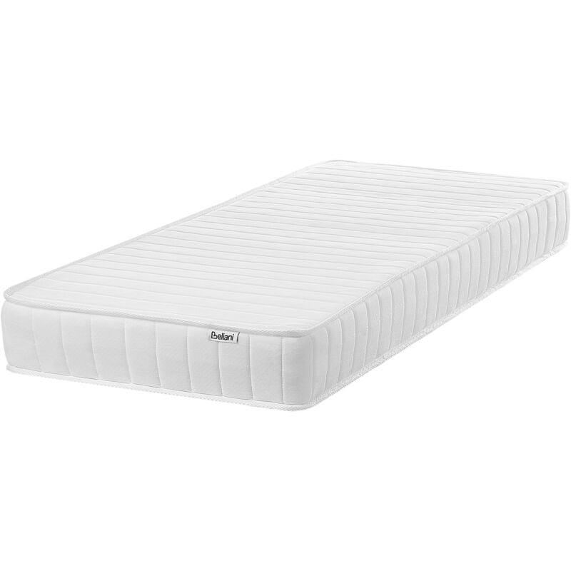 Beliani - Modern eu Small Single Size Pocket Sprung Mattress 2ft6 Hard Firm 7-Zone Misty