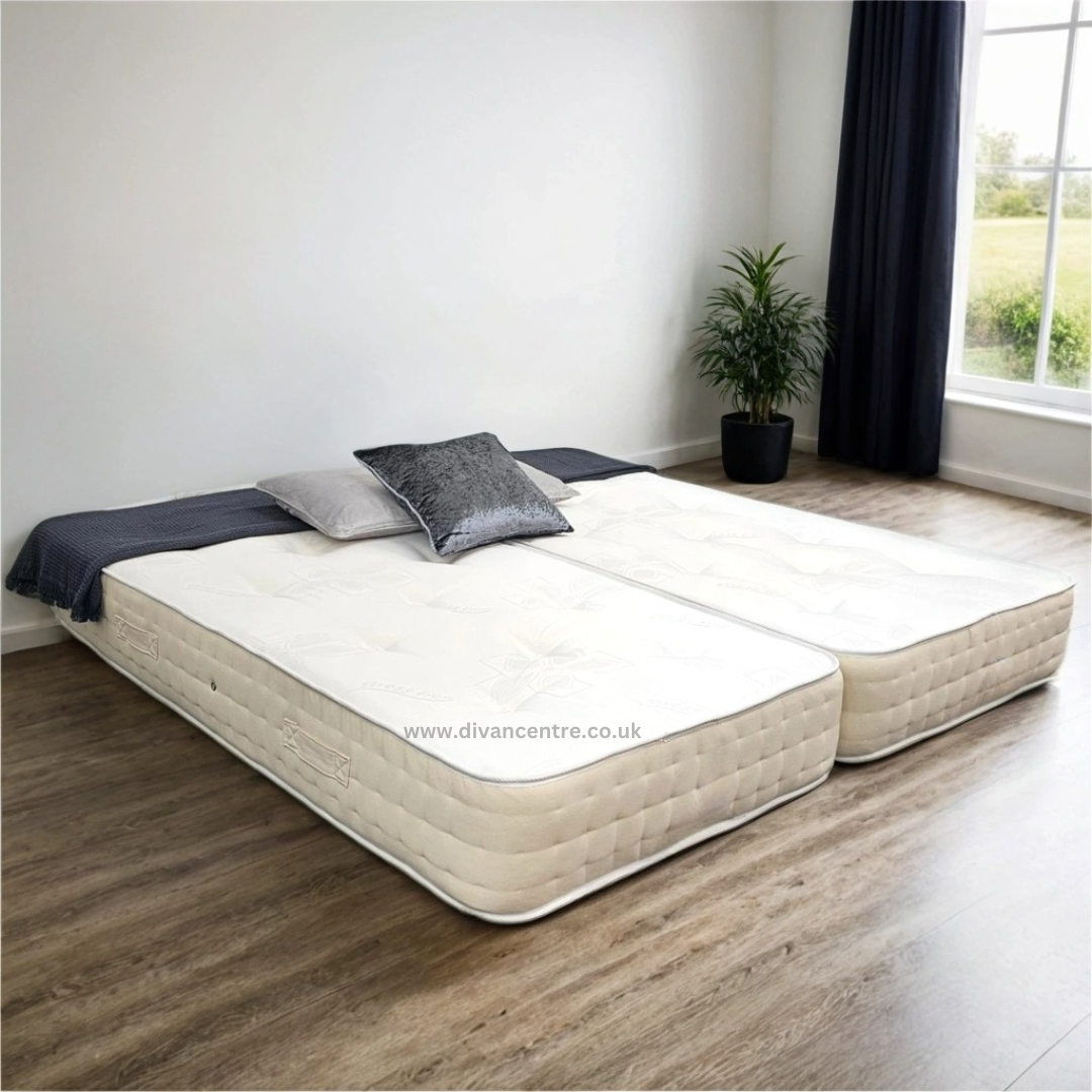 Elite Orthopaedic 6ft Super King Size Zip and Link Mattress in Cream