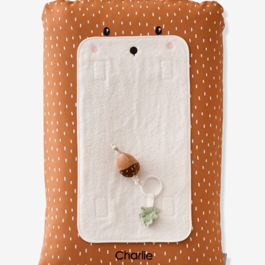 Fox Cover for Changing Mattress brown medium all over printed