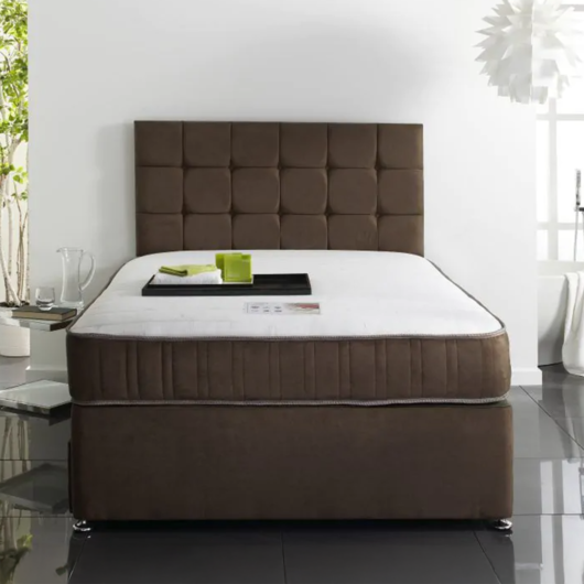Kensington 3ft Single Divan Bed with Memory Foam 1000 Pocket Sprung Mattress