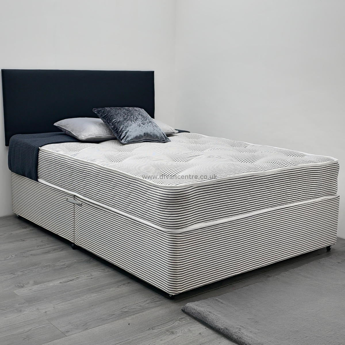Premiere 5ft King size Divan Bed with Contract Sprung Mattress