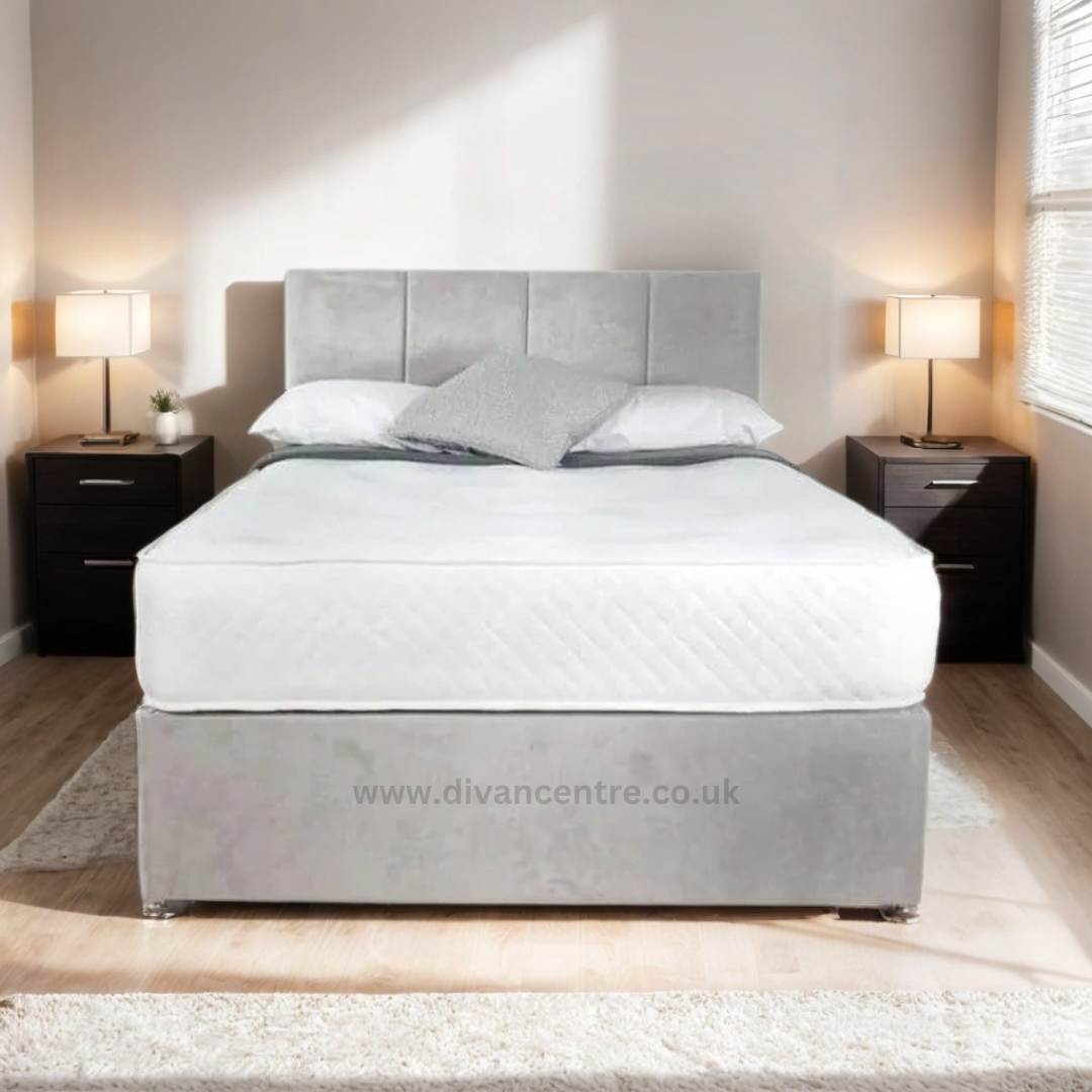 Victoria 3ft Single Divan Bed with1500 Pocket Sprung Mattress