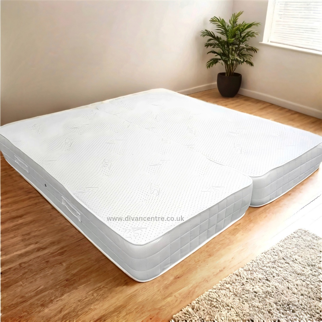 Victoria White 5ft Zip and Link 1500 Pocket Sprung Mattress