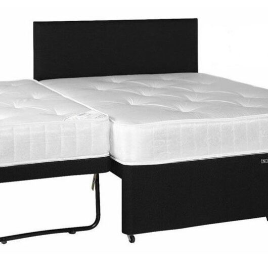 Windsor 5ft King Size Guest Bed Pull Out Trundle With Mattresses