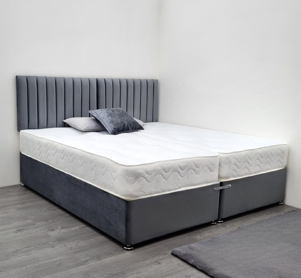 Windsor 6ft Zip and Link Bed with 10in Deep Medium Firm Mattresses