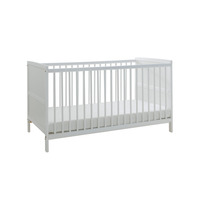 Wooden Sydney 2 in 1 Cotbed White