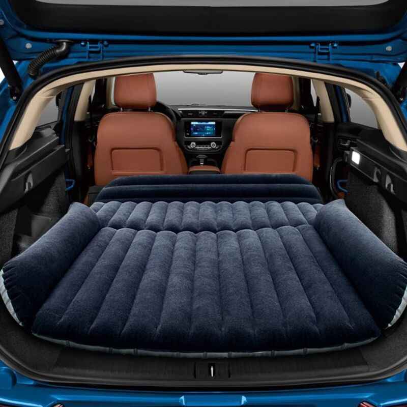 Car Inflatable Mattress, Car Air Mattress with Air Pump, Thicker SUV Car Mattress Inflatable Bed for Sleeping Rest, Outdoor Camping, Traveling