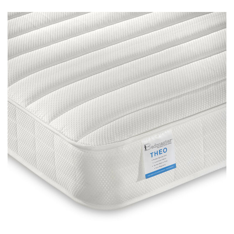 Bedmaster - Theo Pocket Sprung Low Profil Mattress Double