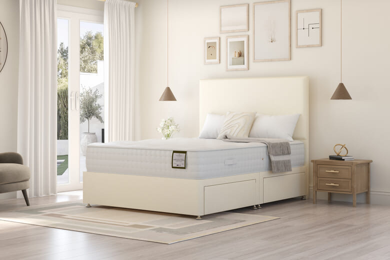 Highgrove Ashbourne Ortho 2000 Pocket Natural Mattress, Single