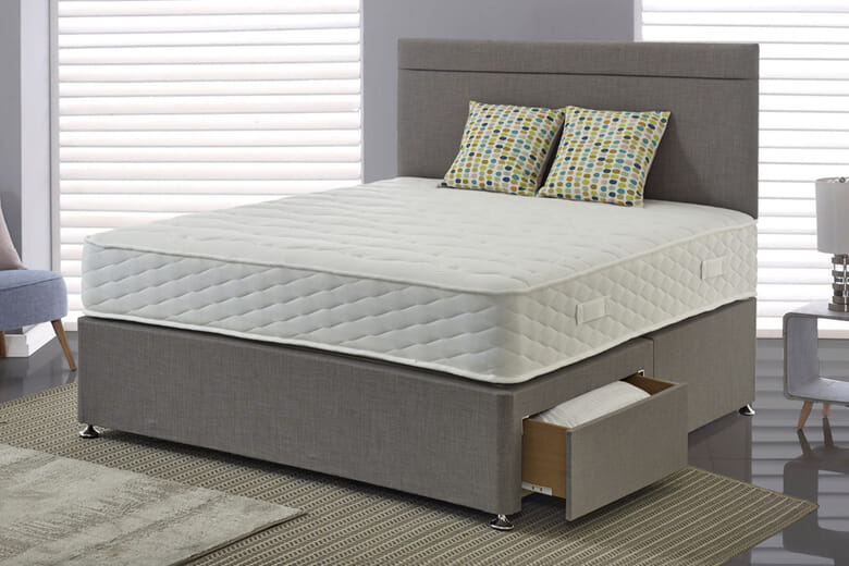 Jasmine Traditionally Sprung Mattress, Single