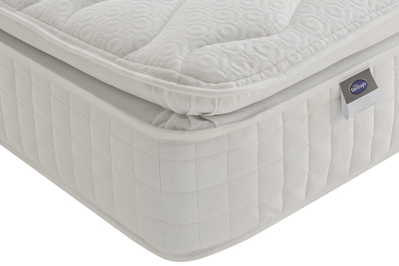Silentnight 1000 Mirapocket Pillow Top Mattress, Single