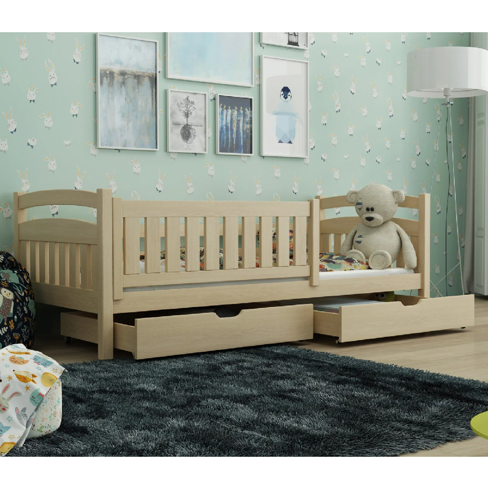 Tracy Wooden Day Bed Without Mattresses In Pine