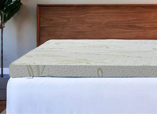 Bamboo Memory Foam Mattress Topper - 4 Sizes & 2 Thicknesses