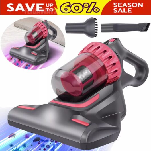 Briefness - Handheld Mite Remover Home Bed Mattress Vacuum Cleaner Charging uv Sofa Cleaning
