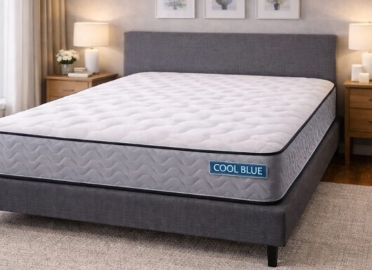 Cool Blue Temperature-Regulating Hybrid Mattress (5 Sizes)