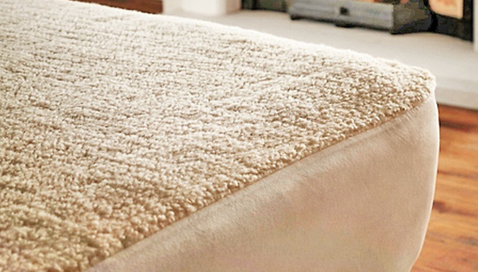 Cosy Teddy Fleece Fitted Mattress Cover - 3 Sizes
