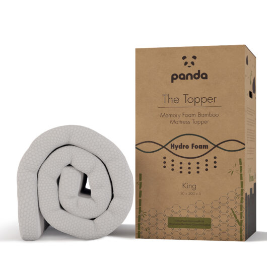 Panda Memory Foam Bamboo Mattress Topper - King