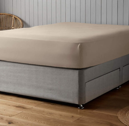 Silentnight Supersoft Fitted sheet, Single