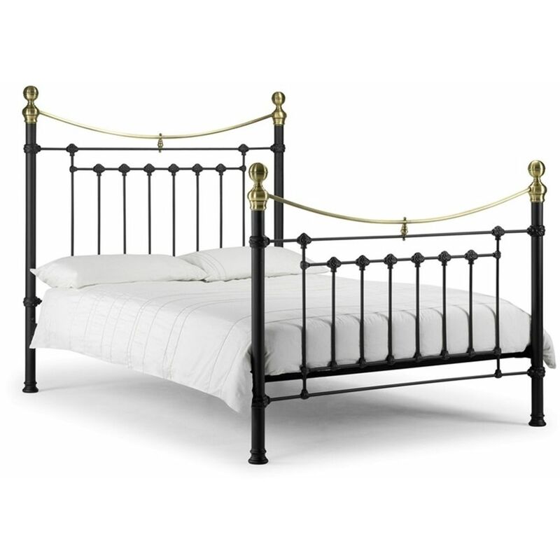 Victorian Style Black & Gold High End Bed Frame - Double 4ft 6 (135cm)