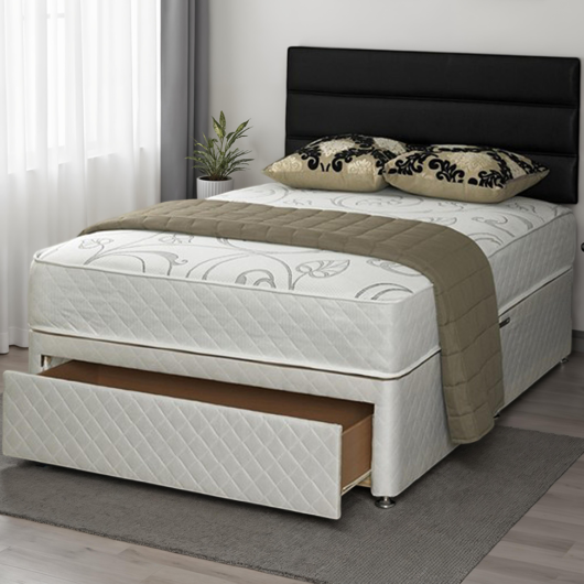 Vitality 1500 Pocket Memory 5ft King Size Zip and Link Divan Bed