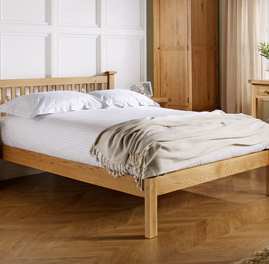 Woburn Oak Bed, Double