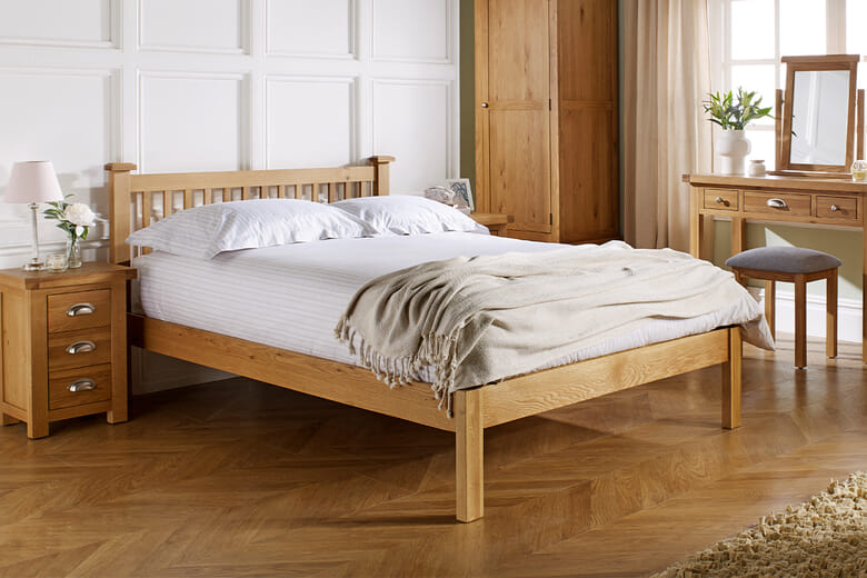 Woburn Oak Bed, Double