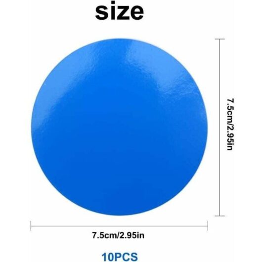10-Piece Underwater Inflatable Pool Patches for Spa, Pool Mattress, Float, PVC Pool Liner Repair Kit for Inflatable Mattress, Tent, Pool Liner Glue