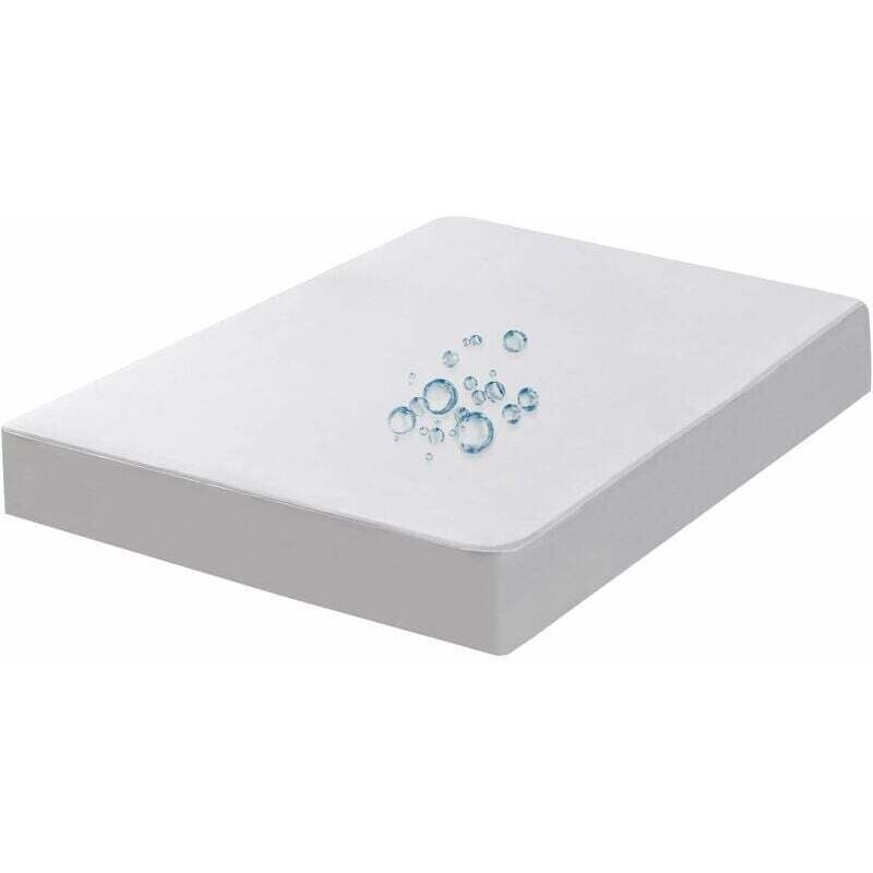 (100x200+30cm) Waterproof mattress protector, breathable sheet, hypoallergenic, anti-mite, antibacterial, silent, super soft, fitted sheet, cover