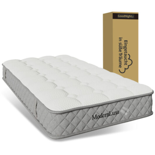 120x200cm Memory Foam Mattress - 7 Zoned Support - 20cm Height - Firmness H3