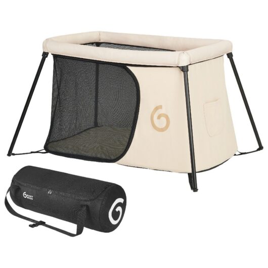 Babymoov Moov & Sleep Ultra Lite 2 In 1 Travel Bed Play Area