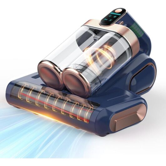 Bed Mattress Vacuum Cleaner, Cordless Handheld Vacuum Cleaner 16Kpa, Vacuum Cleaner with 253.7nm UV-C Light, HEPA Filter and Ultrasonic Cleaner,