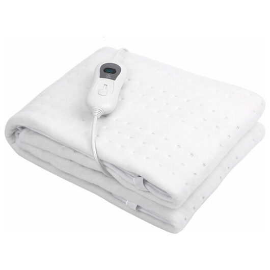 Electric underblanket, 150 x 80 cm, automatic switch-off, overheating protection, 3 temperature settings, washable, mattress warmer suitable for all