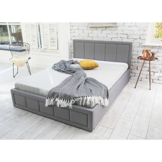 Grey - Spring Memory Foam Mattress 6ft - Grey