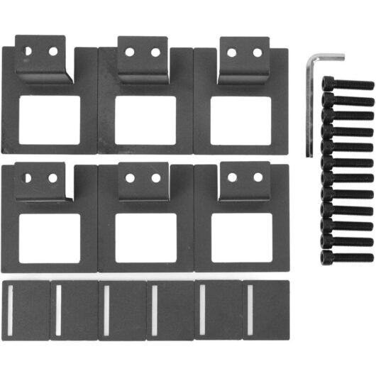 Groofoo - 6pcs Anti Slip Mattress Gasket Anti Scratch Adjustable Thickened Widened Steel Mattress Slide Stopper for Bed Frames