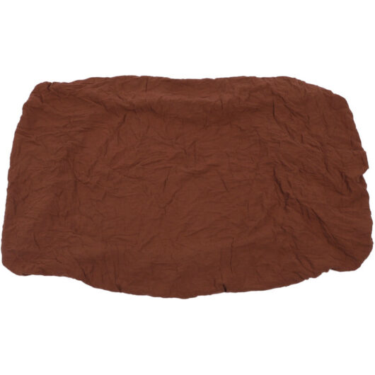 Groofoo - Baby Muslin Crib Sheet Soft Breathable Wrinkle Resistant Skin Friendly Crib Mattress Sheet for Toddler Bed Brown