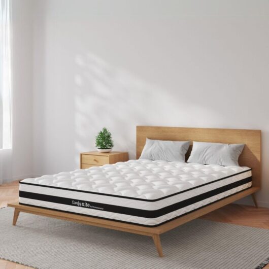 Home Source - Bonnell Coil White Quilted Mattress 4ft6 Double Medium Firmness Flat Pack