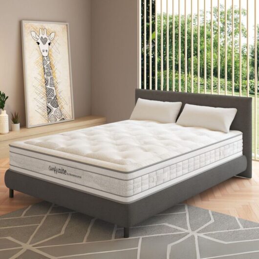 Home Source - Pocket Sprung Luxury Quilted Mattress 4ft Small Double Medium Firmness 28cm Deep