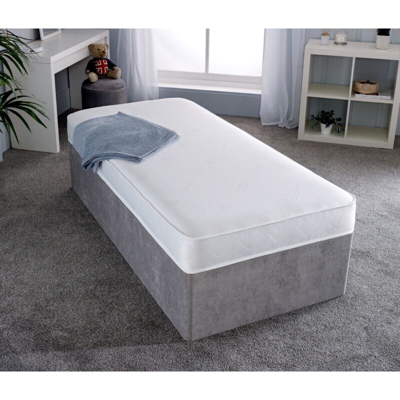 Hybrid Memory Foam Mattress - 6" Deep, Medium Firm Support - 2ft6 Small Single