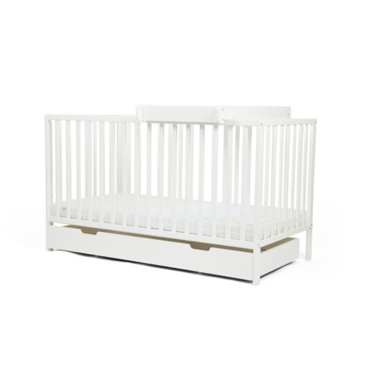 Ickle Bubba Hartley Classic 2 Piece Furniture Set & Fibre Mattress - White