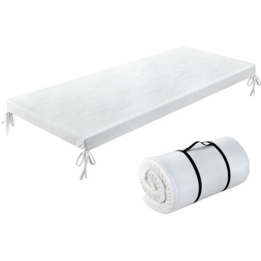 Lavio Camping Mattress Topper Gel Memory Foam Car Mattress Roll Floor Bed Mat