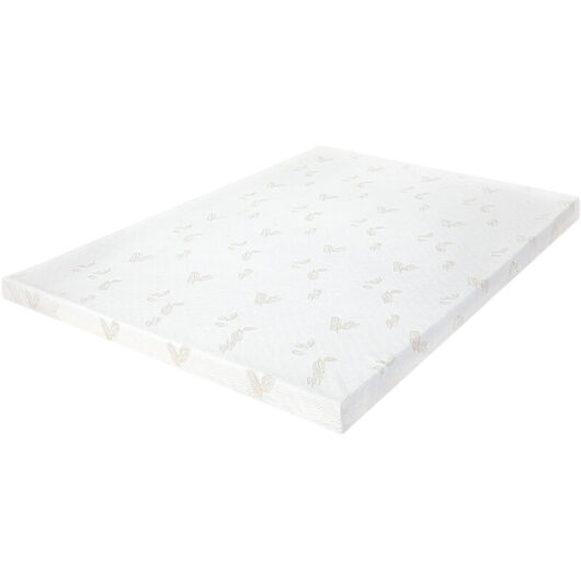 Lavio Mattress Topper Memory Foam Small Double Dual Layer 7cm Pressure Relief