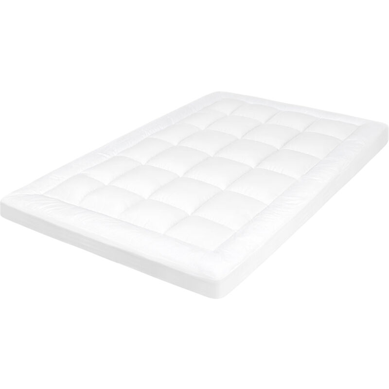 Lavio Mattress Topper Single 10CM Deep Washable Thick Soft Microfibre with Strap