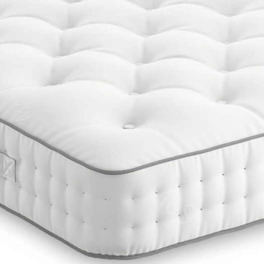 M&S 1000 Pocket Spring Medium Mattress White