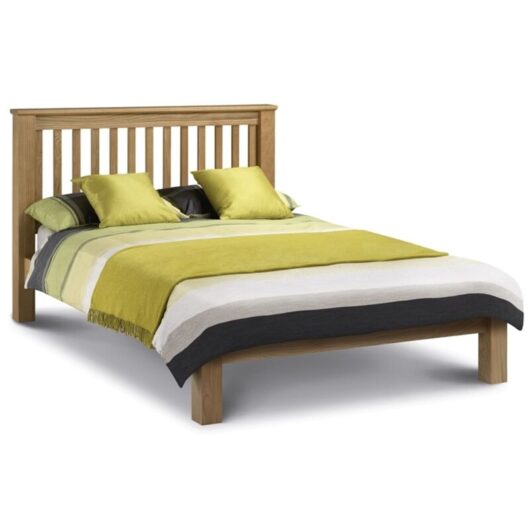 Marlborough - Premium Shaker Style Oak Bed Frame - Low Foot End - Super King Size 6ft (180cm)