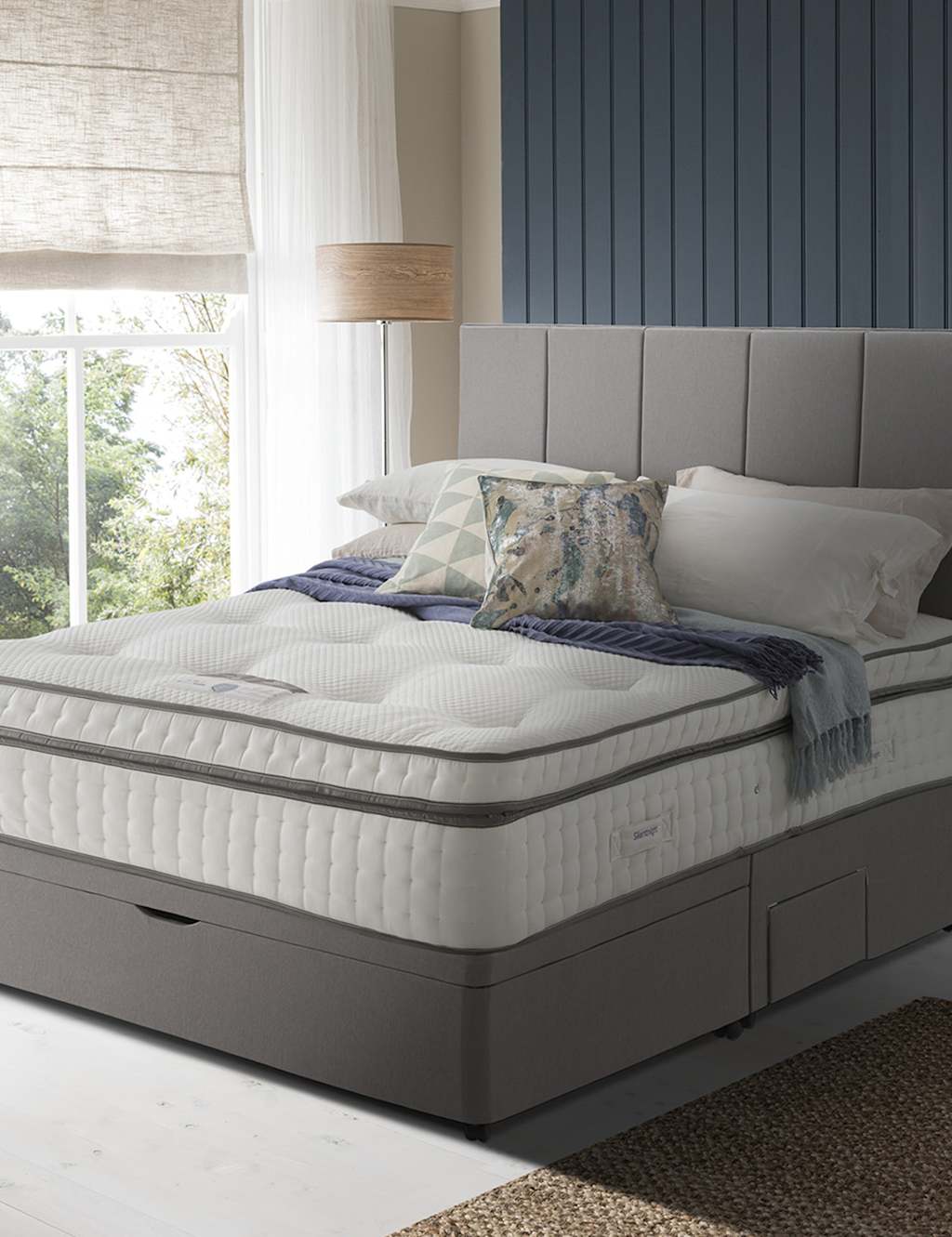 Silentnight 3000 Geltex Pocket Boxtop Medium Mattress White