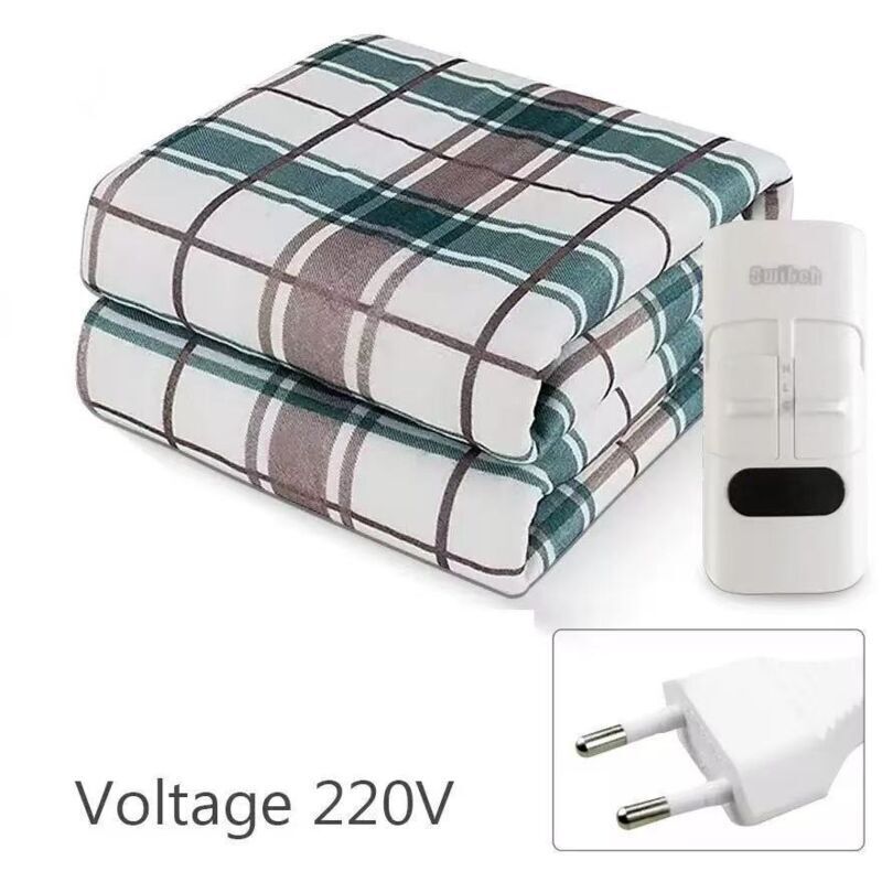 Single Electric Heated Blanket - Heated Mattress Topper for 1 Person - Bed Warmer 150 x 80 cm
