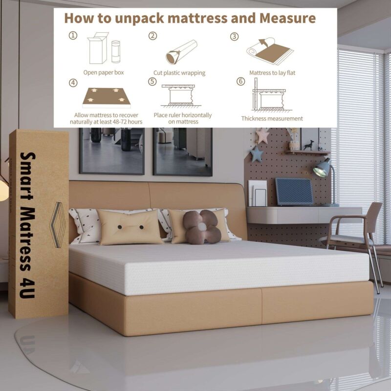 Sliding Wardrobes 4u - High Density Foam Mattress Breathable Mesh Sides, Soft-Knit Cover & Support Foam Base Rolled & Boxed - Single (W90cm x L190cm